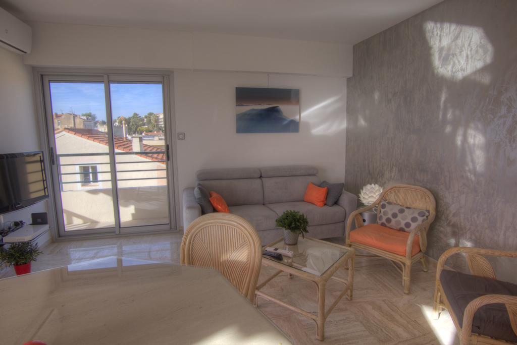 Beau 2 Pieces 3 Etoiles Vue Mer Et Montagnes Garage Prive คานส์ ภายนอก รูปภาพ